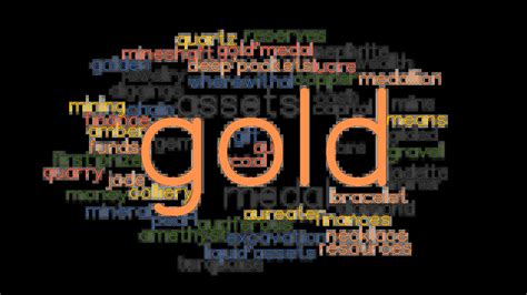 gold synonyms|More.